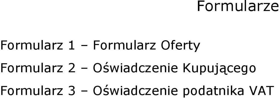 Oświadczenie Kupującego