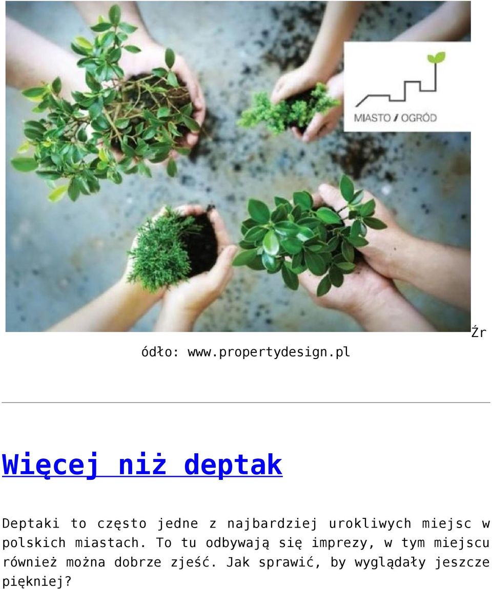urokliwych miejsc w polskich miastach.