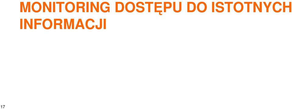 DOSTĘPU DO