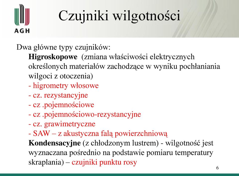 pojemnościowe - cz.pojemnościowo-rezystancyjne - cz.
