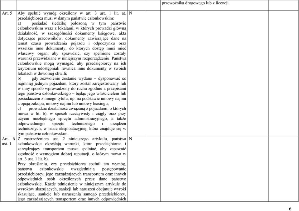 księgowe, akta dotyczące pracowników, dokumenty zawierające dane na temat czasu prowadzenia pojazdu i odpoczynku oraz wszelkie inne dokumenty, do których dostęp musi mieć właściwy organ, aby