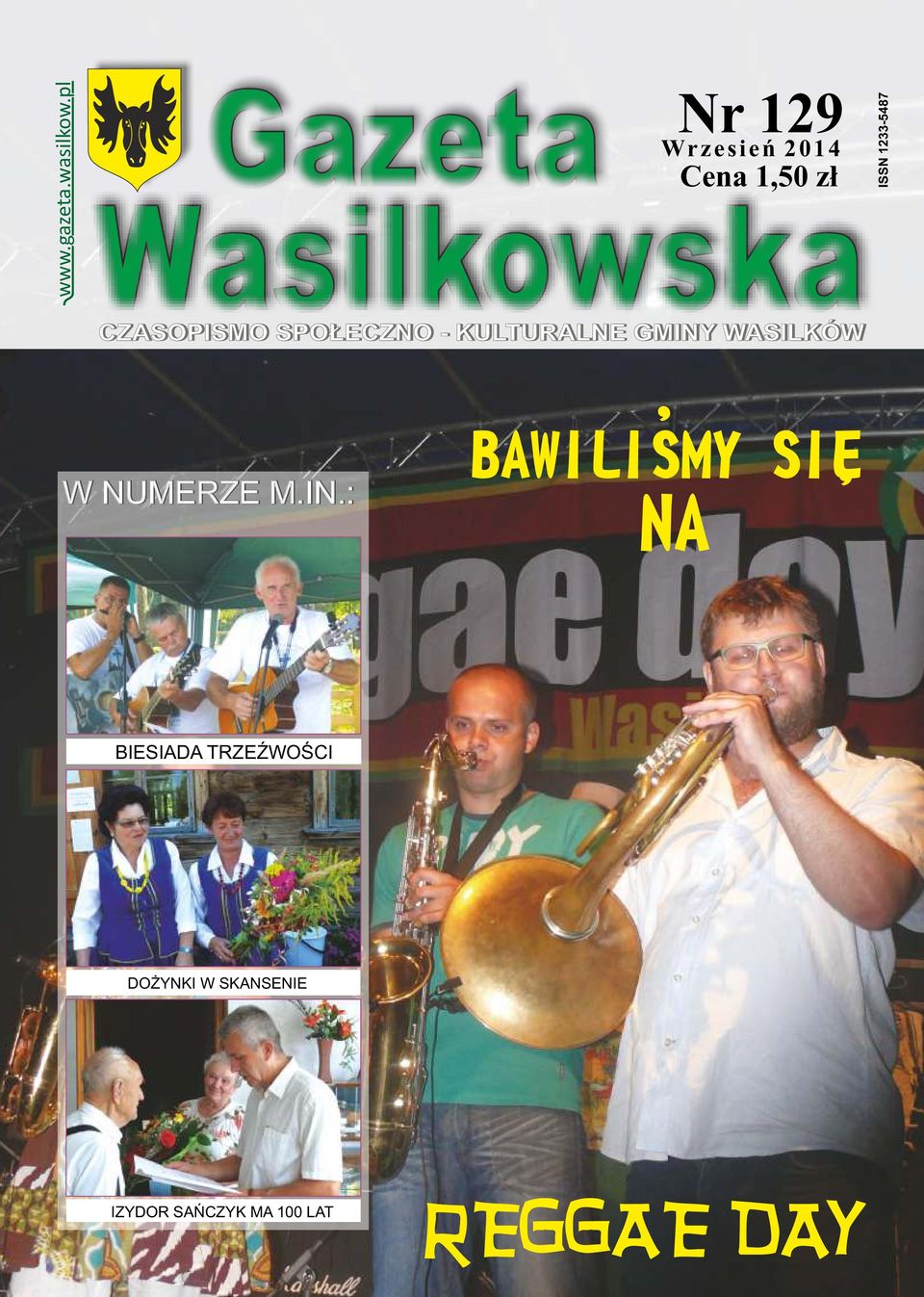 CZASOPISMO SPOŁECZNO - KULTURALNE GMINY WASILKÓW W NUMERZE