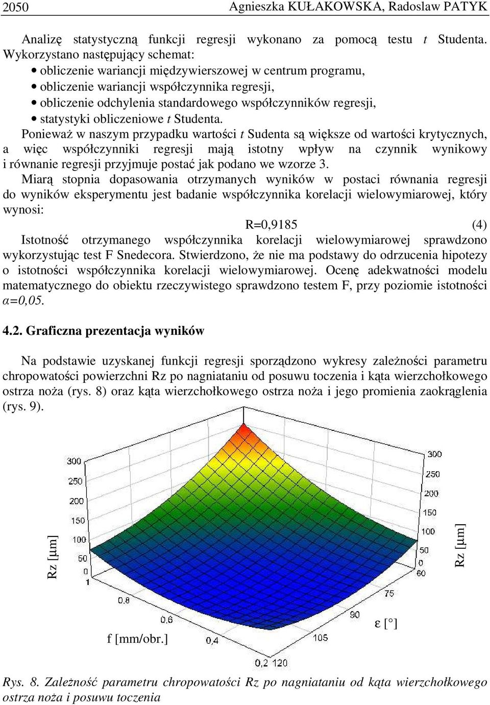 statystyki obliczeniowe t Studenta.