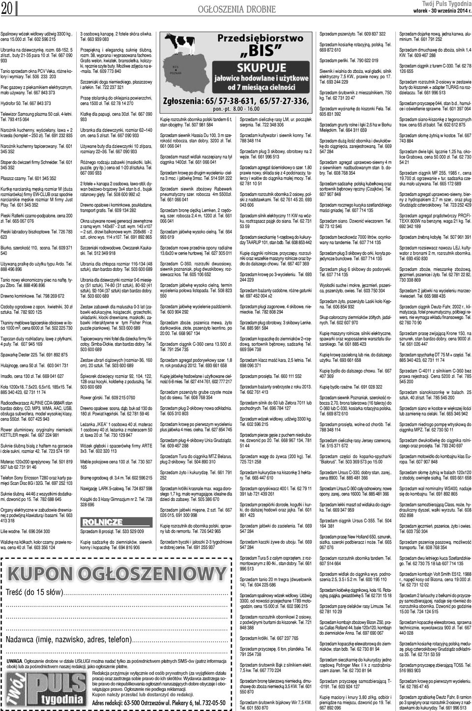 Tel. 691 232 835 Naro nik kuchenny tapicerowany. Tel. 601 345 352 Stoper do æwiczeñ firmy Schneider. Tel. 601 345 352 P³aszcz czarny. Tel. 601 345 352 Kurtkê narciarsk¹ mêsk¹ rozmiar M (du a rozmiarówka) firmy EW-CLUB oraz spodnie narciarskie mêskie rozmiar M firmy Just Play.