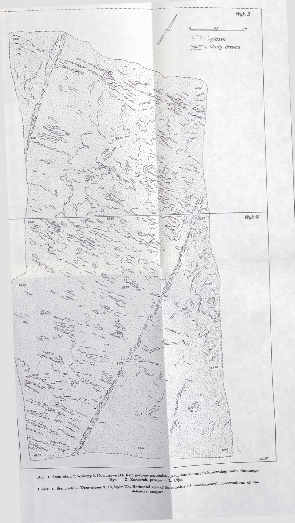 Karolczak, przerys T, Fijal. TT ' f wooden-earth constructions o f the Illustr.