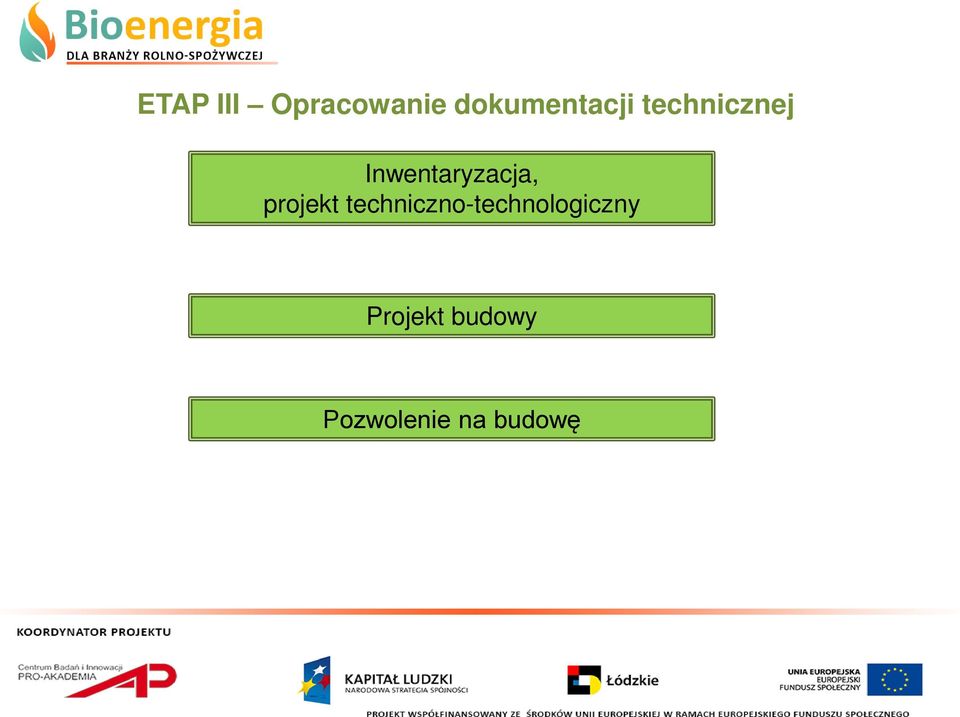 Inwentaryzacja, projekt