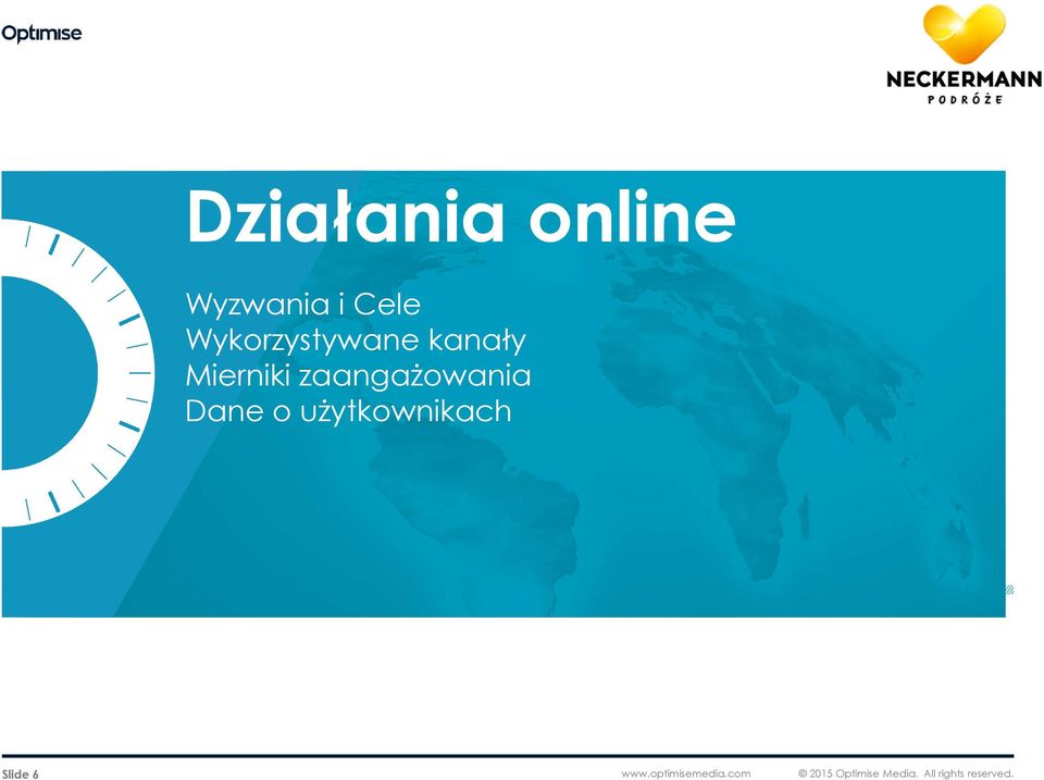 zaangażowania Dane o użytkownikach Slide 6