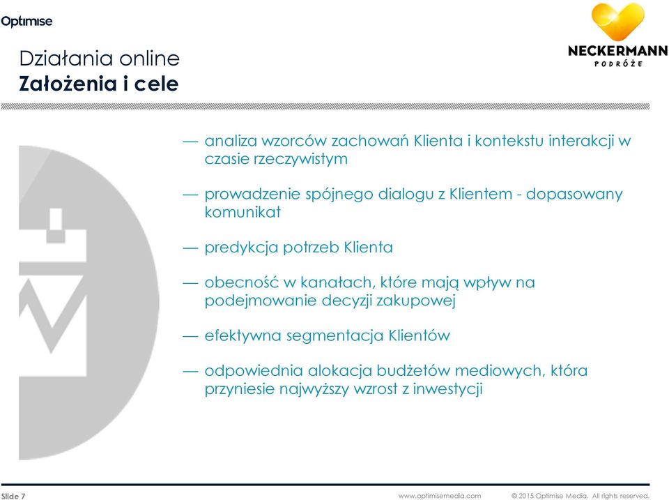 mają wpływ na podejmowanie decyzji zakupowej efektywna segmentacja Klientów odpowiednia alokacja budżetów