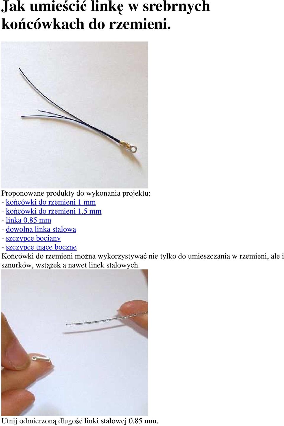 5 mm - linka 0.