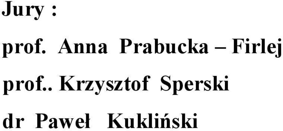 Firlej prof.