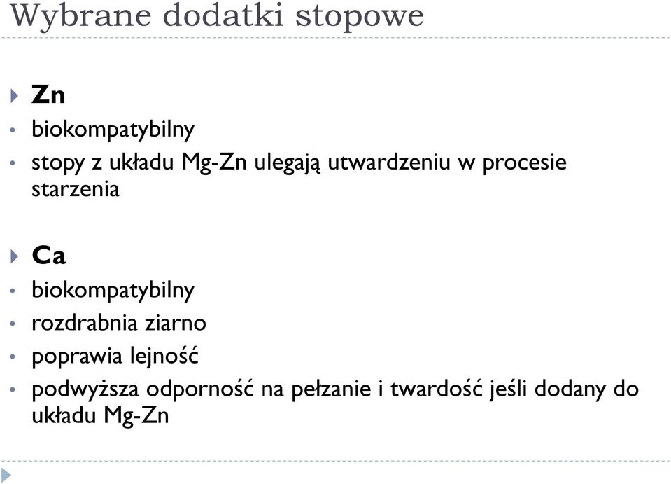 biokompatybilny rozdrabnia ziarno poprawia lejność