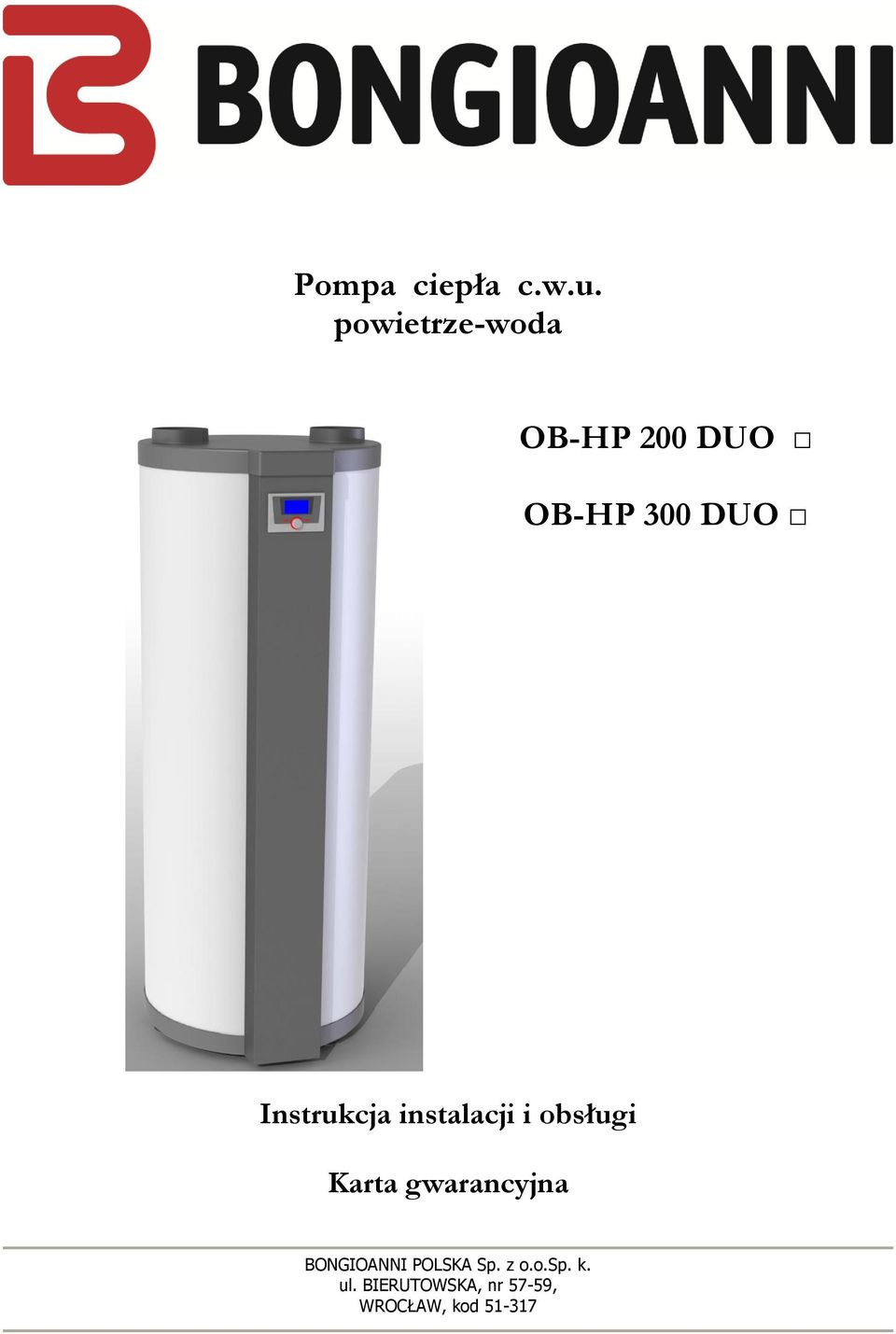 Instrukcja instalacji i obsługi Karta