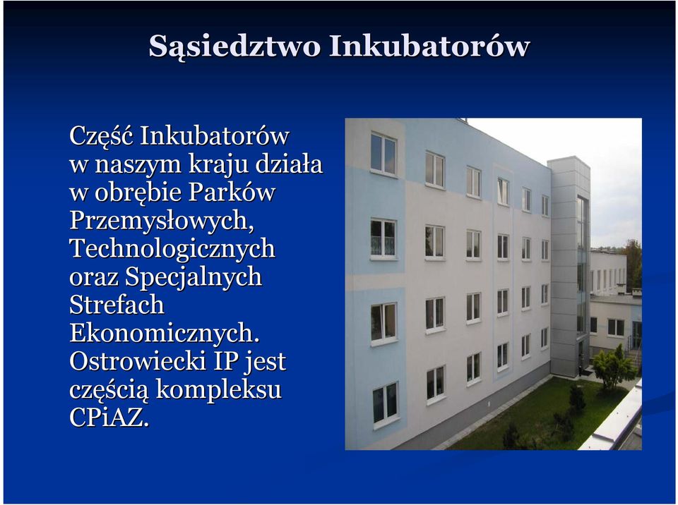 Technologicznych oraz Specjalnych Strefach