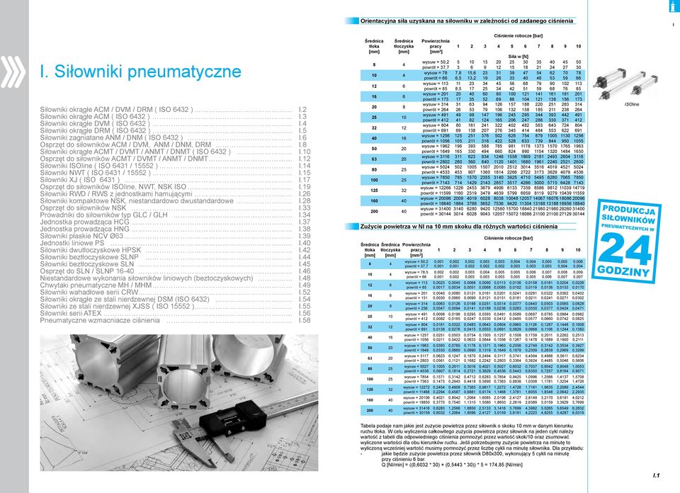 / DNMT ( ISO 6432 ) I10 Osprzęt do siłowników ACMT / DVMT / ANMT / DNMT I Siłowniki ISOline ( ISO 6431 / 15552 ) I14 Siłowniki NWT ( ISO 6431 / 15552 ) I15 Siłowniki XJ ( ISO 6431 ) I17 Osprzęt do