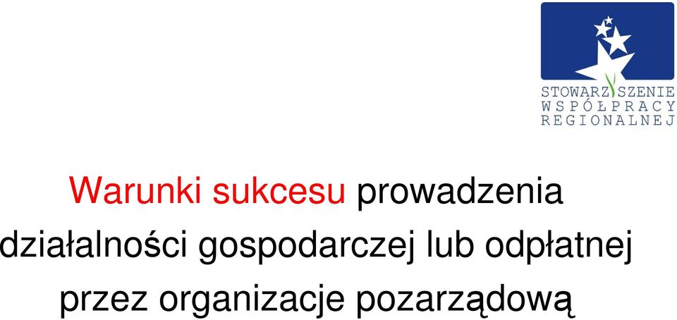 gospodarczej lub