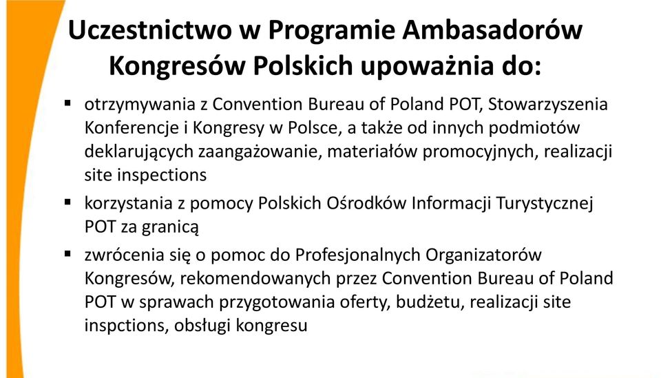inspections korzystania z pomocy Polskich Ośrodków Informacji Turystycznej POT za granicą zwrócenia się o pomoc do Profesjonalnych