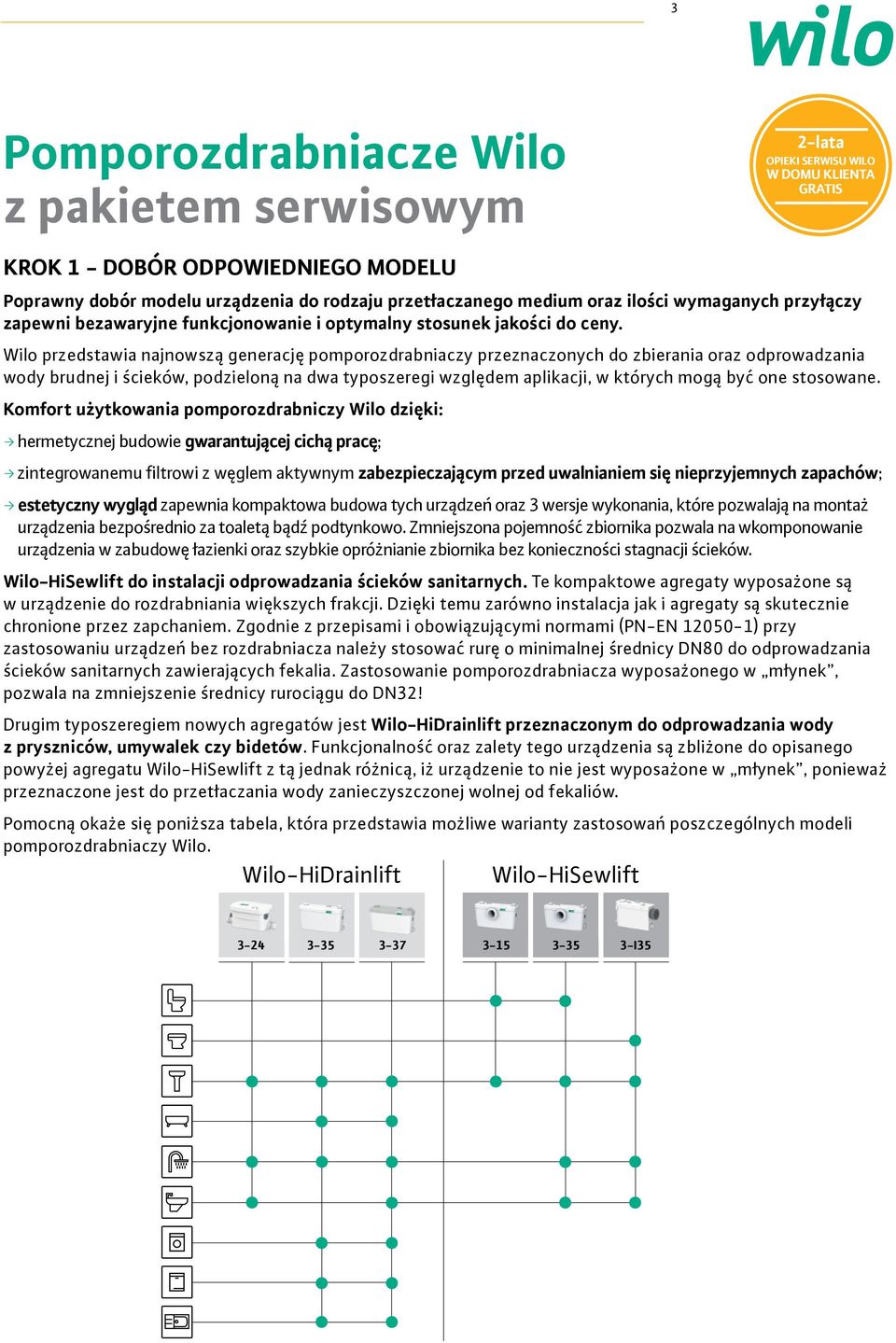 Wilo przedstawia najnowszą generację pomporozdrabniaczy przeznaczonych do zbierania oraz odprowadzania wody brudnej i ścieków, podzieloną na dwa typoszeregi względem aplikacji, w których mogą być one