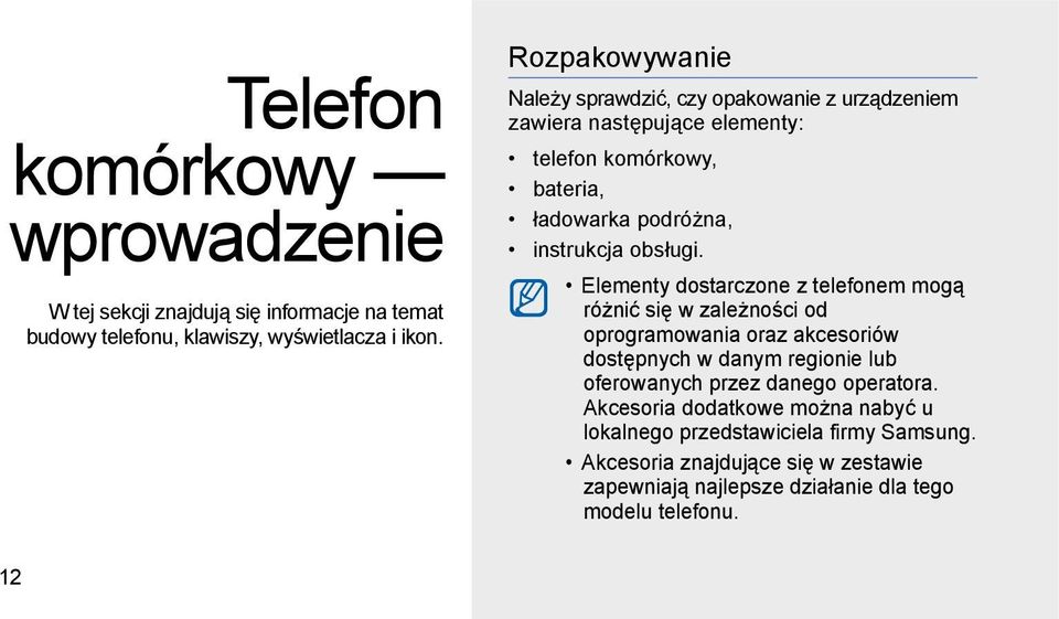 obsługi.