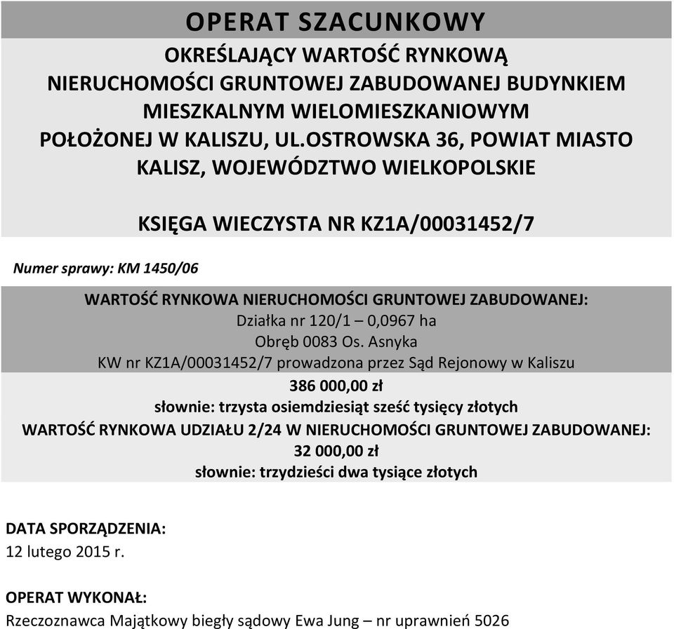 nr 120/1 0,0967 ha Obręb 0083 Os.