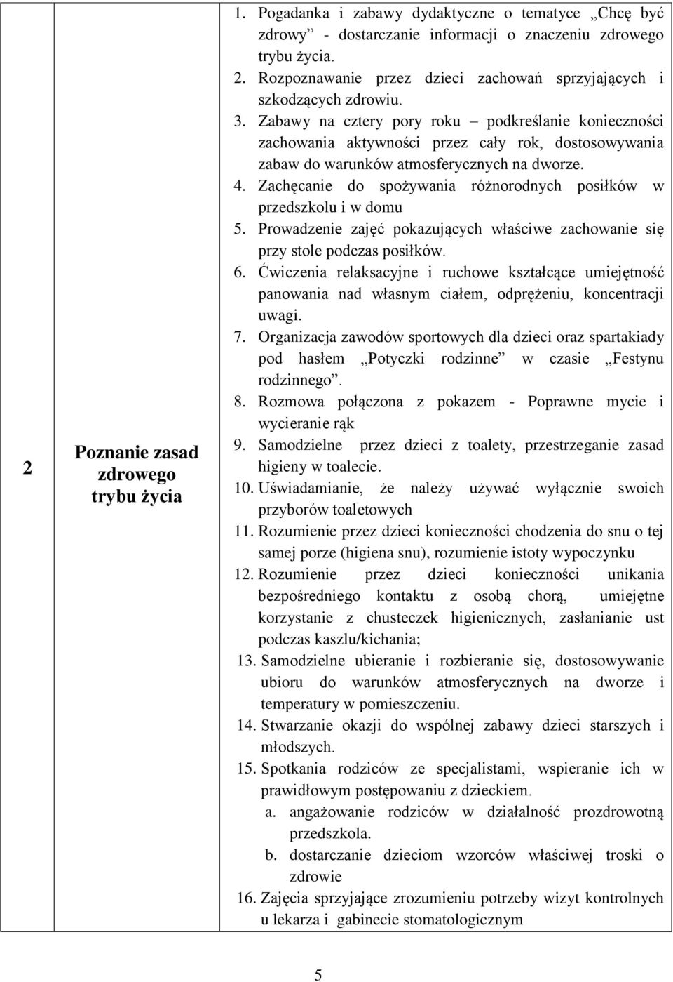 Zabawy na cztery pory roku podkreślanie konieczności zachowania aktywności przez cały rok, dostosowywania zabaw do warunków atmosferycznych na dworze. 4.