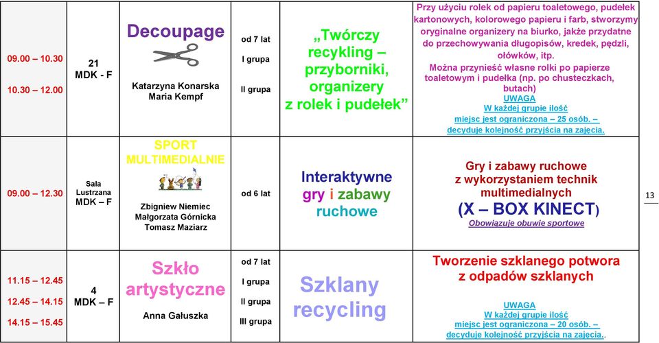 papieru toaletowego, pudełek kartonowych, kolorowego papieru i farb, stworzymy oryginalne organizery na biurko, jakże przydatne do przechowywania długopisów, kredek, pędzli, ołówków, itp.