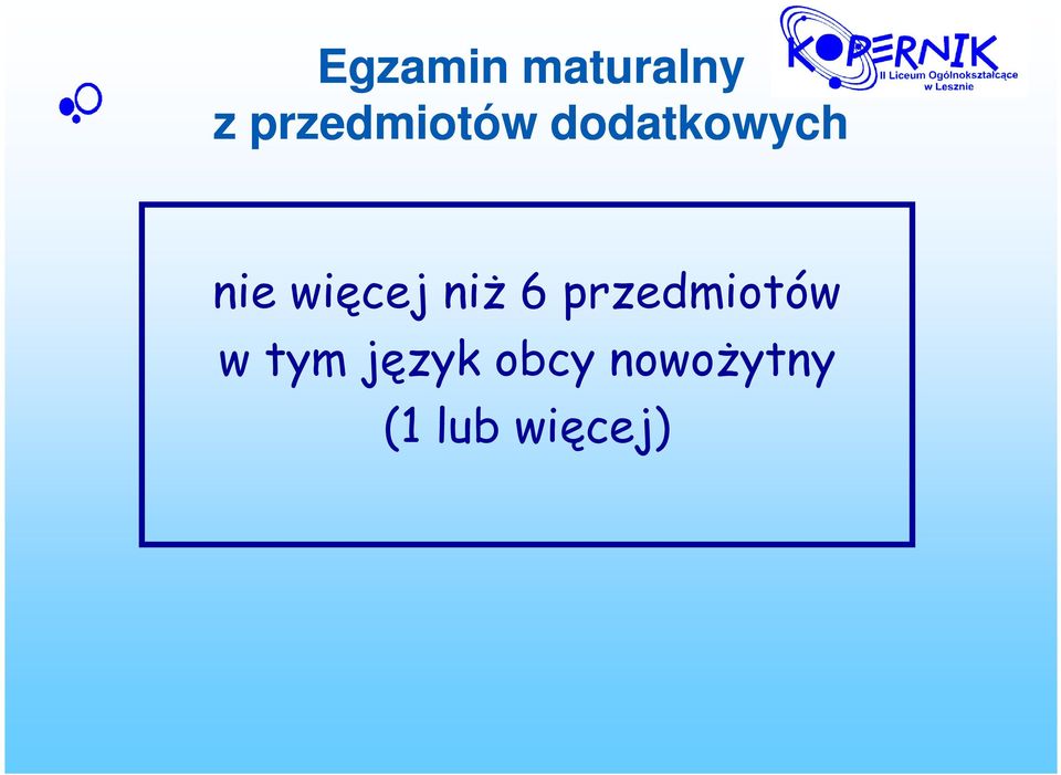 więcej niż 6 przedmiotów w