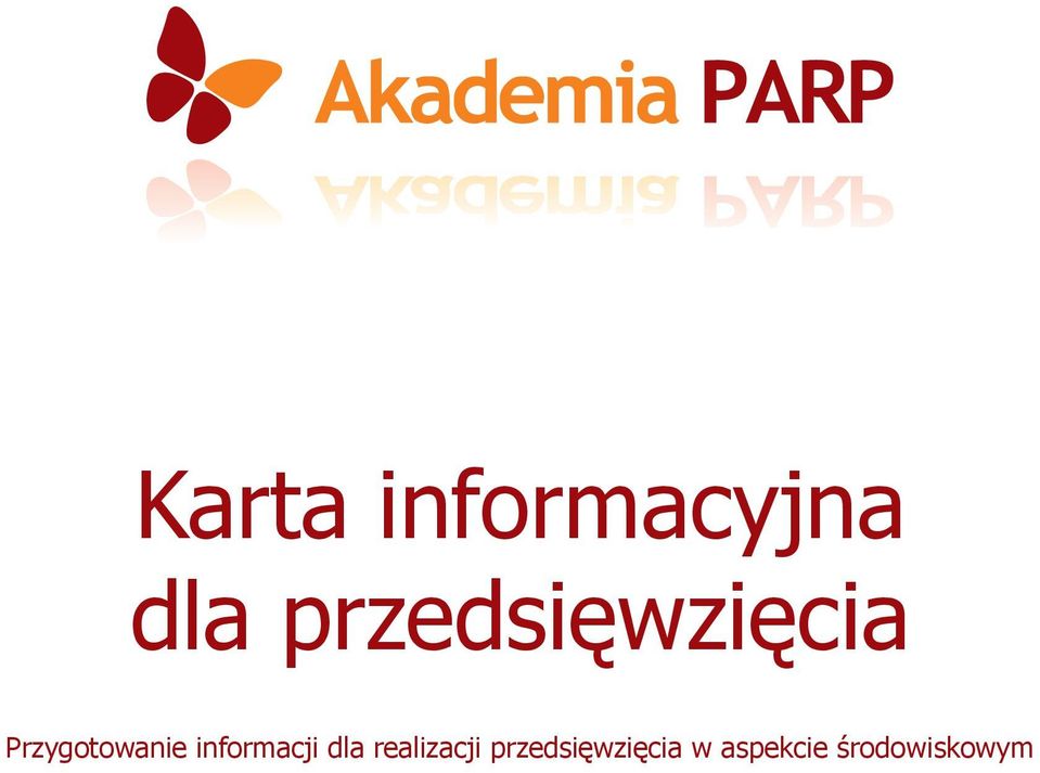 informacji dla realizacji