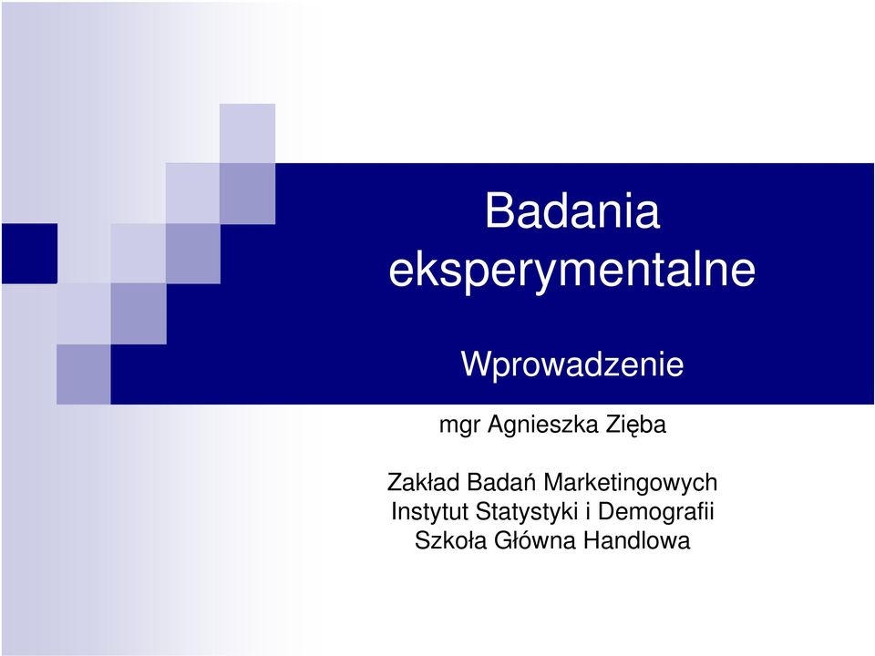 Zakład Badań Marketingowych