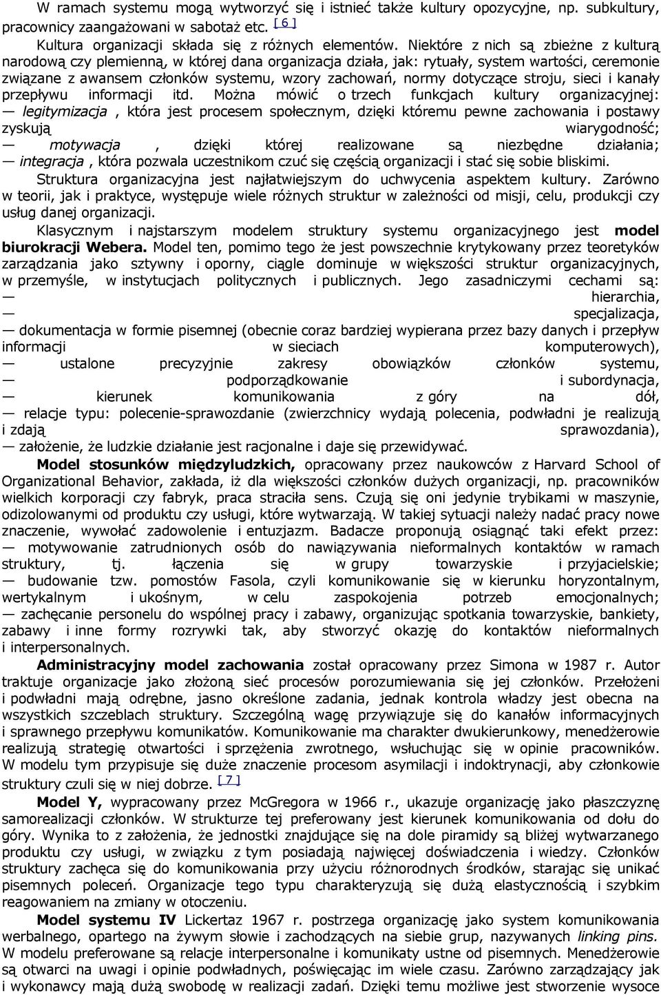 dotyczące stroju, sieci i kanały przepływu informacji itd.