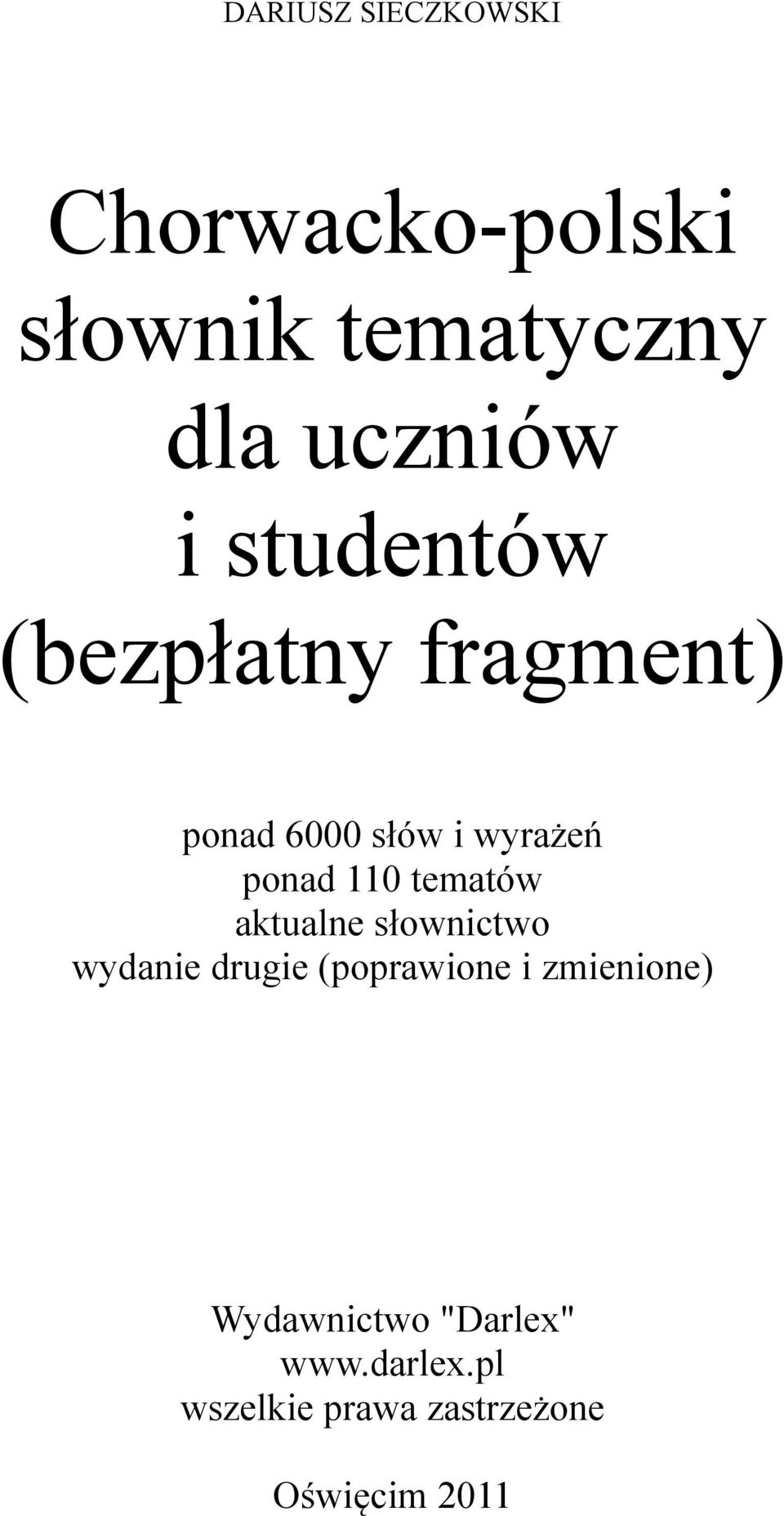tematów aktualne słownictwo wydanie drugie (poprawione i zmienione)