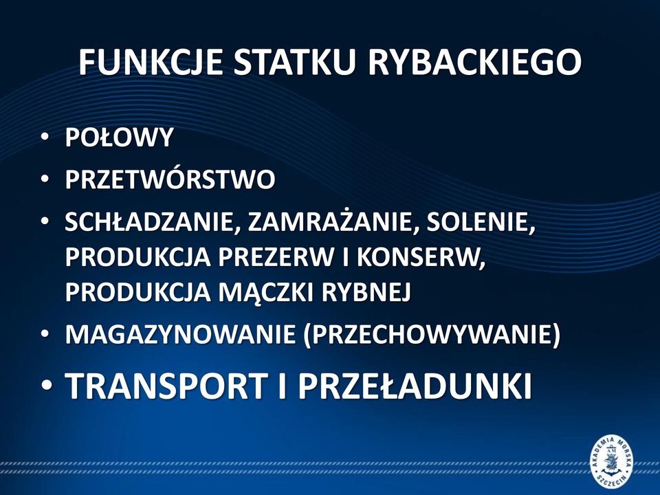 PREZERW I KONSERW, PRODUKCJA MĄCZKI RYBNEJ