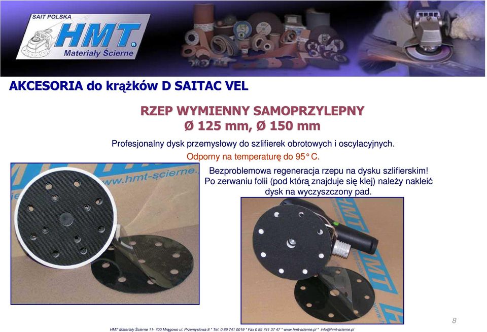 Bezproblemowa regeneracja rzepu na dysku szlifierskim!
