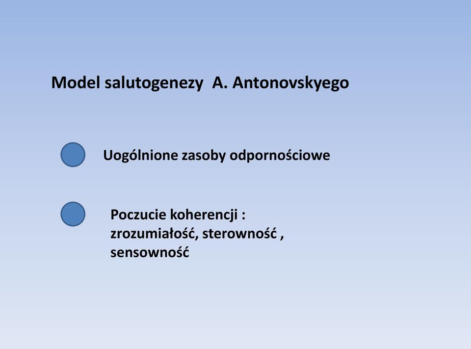 odpornościowe Poczucie