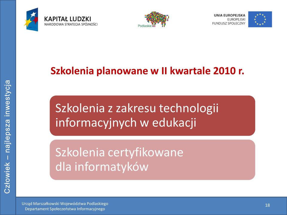 Szkolenia z zakresu technologii