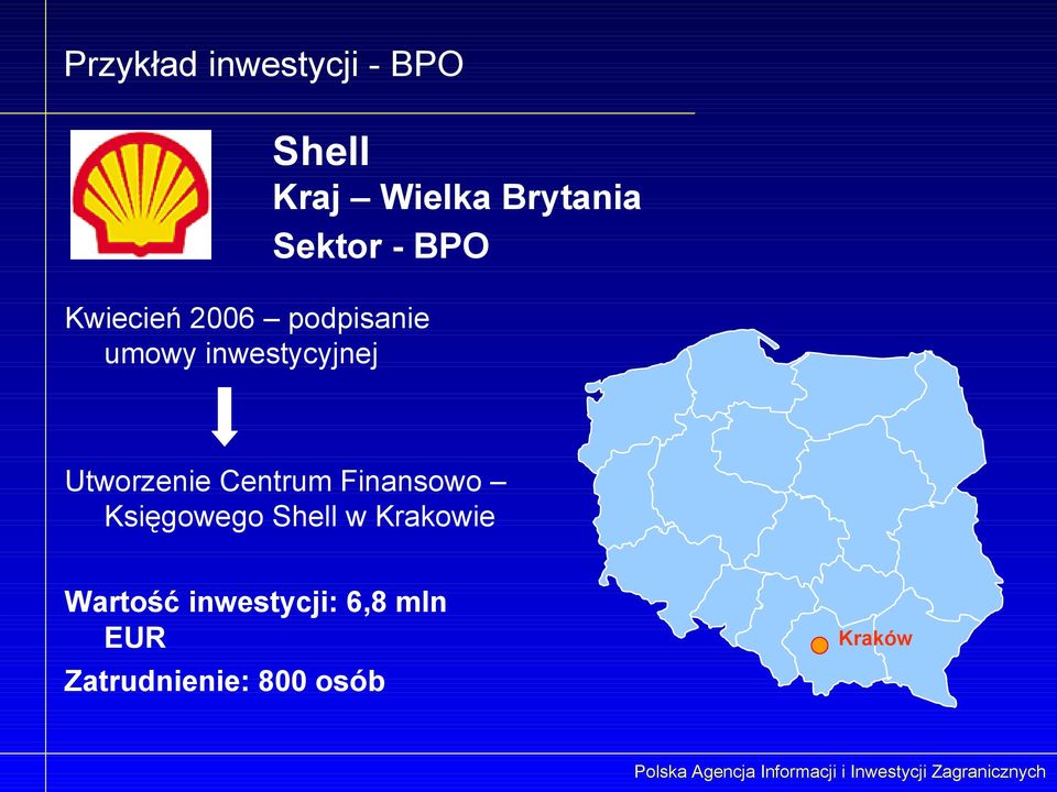 Utworzenie Centrum Finansowo Księgowego Shell w Krakowie