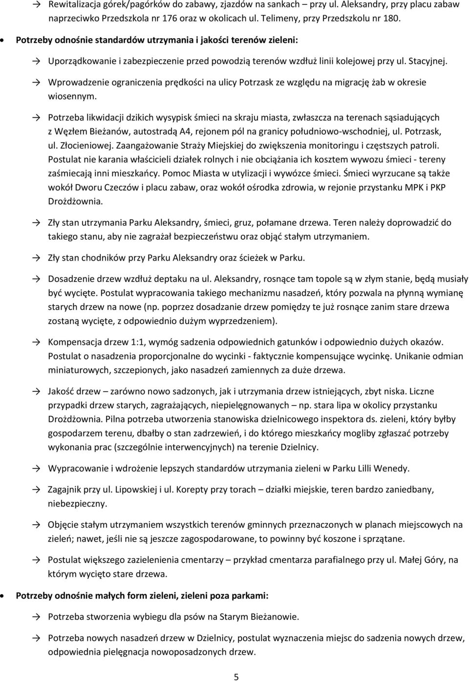 Wprowadzenie ograniczenia prędkości na ulicy Potrzask ze względu na migrację żab w okresie wiosennym.