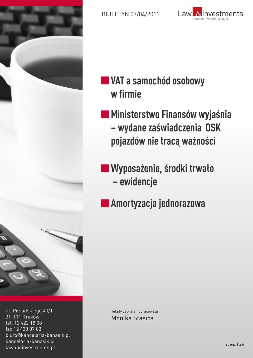 ważności Wyposażenie, środki trwałe ewidencje Amortyzacja