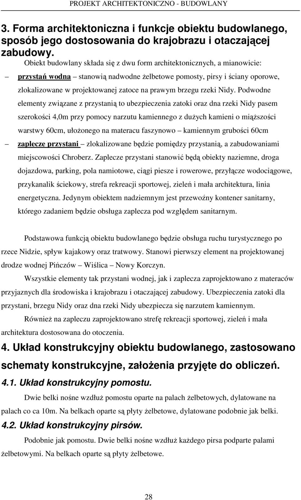brzegu rzeki Nidy.