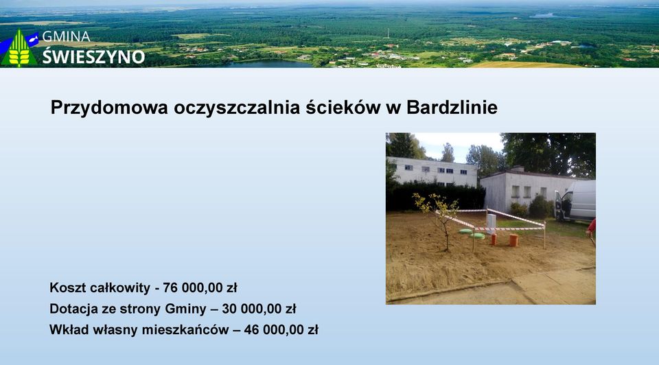 000,00 zł Dotacja ze strony Gminy 30