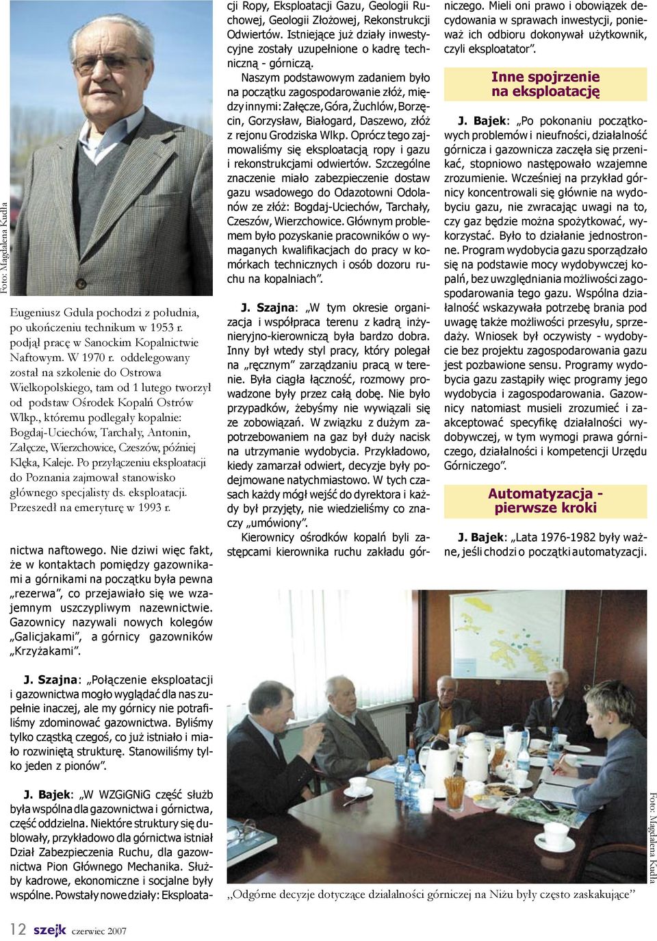 , któremu podlegały kopalnie: Bogdaj-Uciechów, Tarchały, Antonin, Załęcze, Wierzchowice, Czeszów, później Klęka, Kaleje.