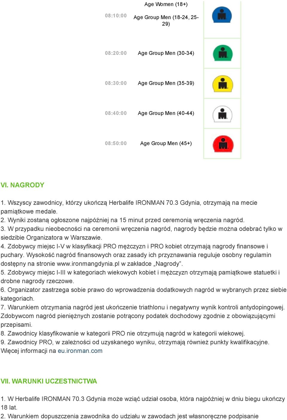 W przypadku nieobecności na ceremonii wręczenia nagród, nagrody będzie można odebrać tylko w siedzibie Organizatora w Warszawie. 4.