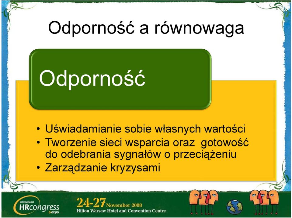 Tworzenie sieci wsparcia oraz gotowość do