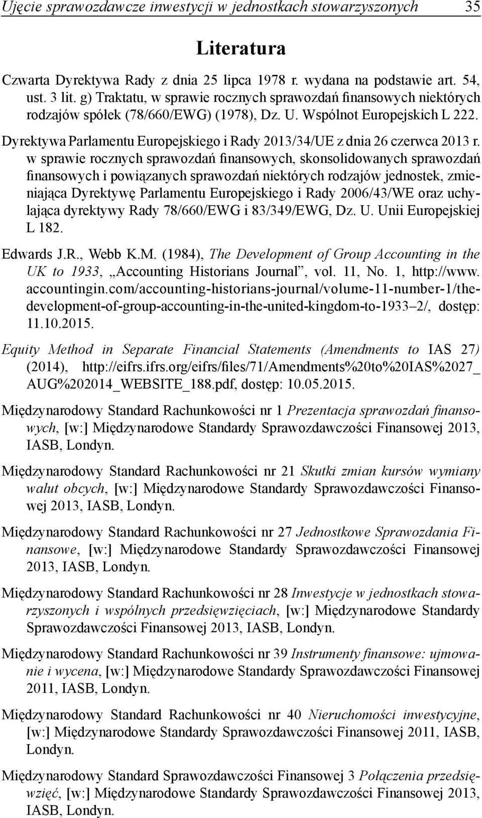Dyrektywa Parlamentu Europejskiego i Rady 2013/34/UE z dnia 26 czerwca 2013 r.