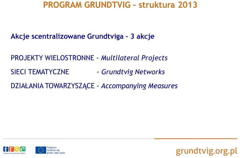 WIELOSTRONNE - Multilateral Projects SIECI