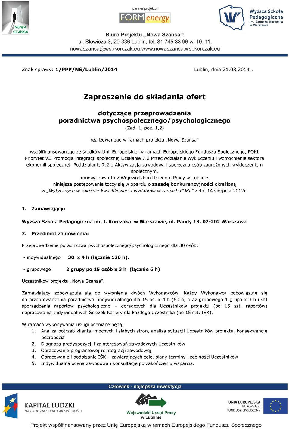 Działanie 7.2 