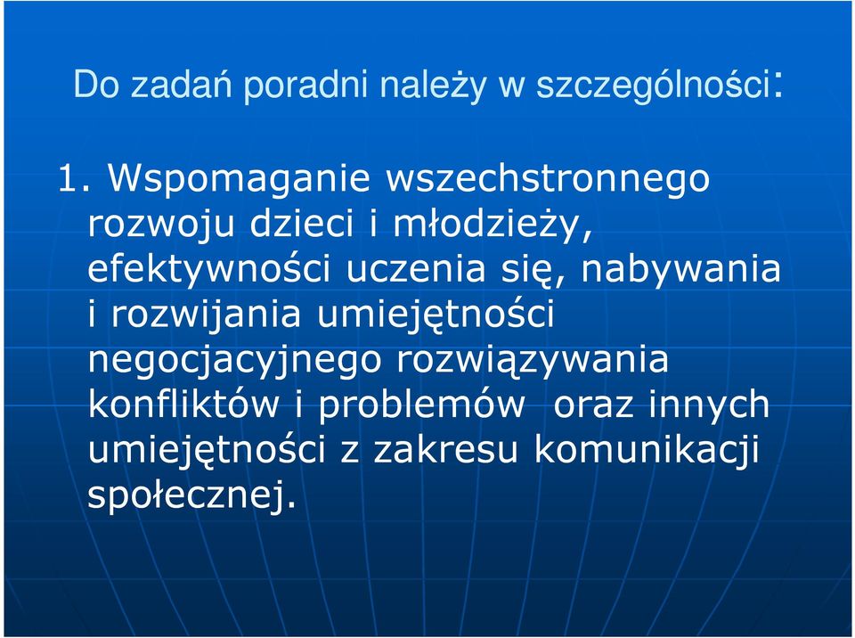 efektywności uczenia się, nabywania i rozwijania umiejętności