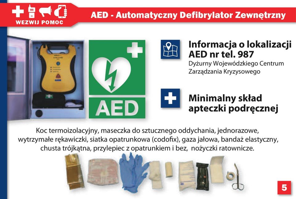 termoizolacyjny, maseczka do sztucznego oddychania, jednorazowe, wytrzymałe rękawiczki, siatka