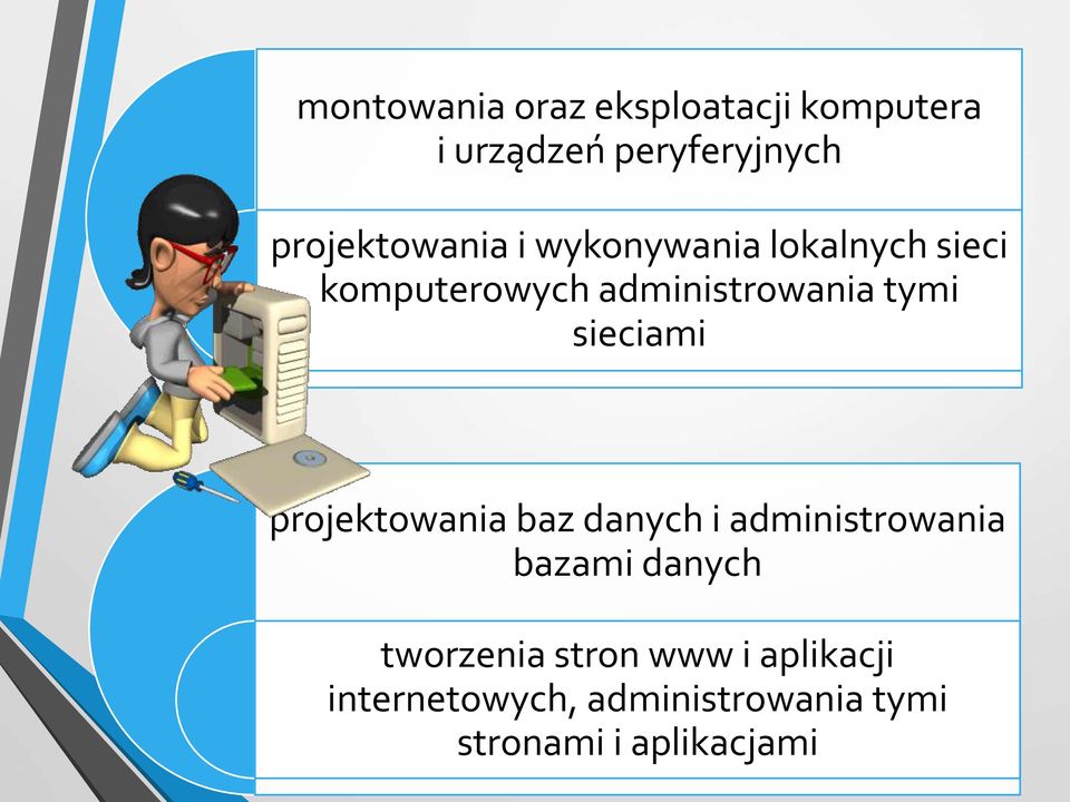 tymi sieciami projektowania baz danych i administrowania bazami danych