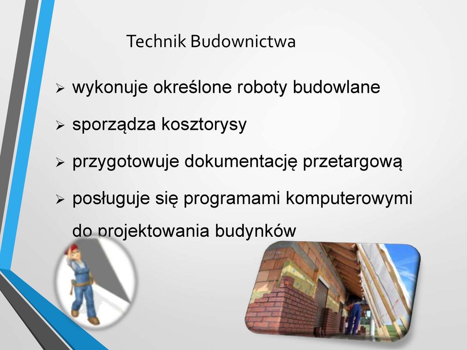 przygotowuje dokumentację przetargową