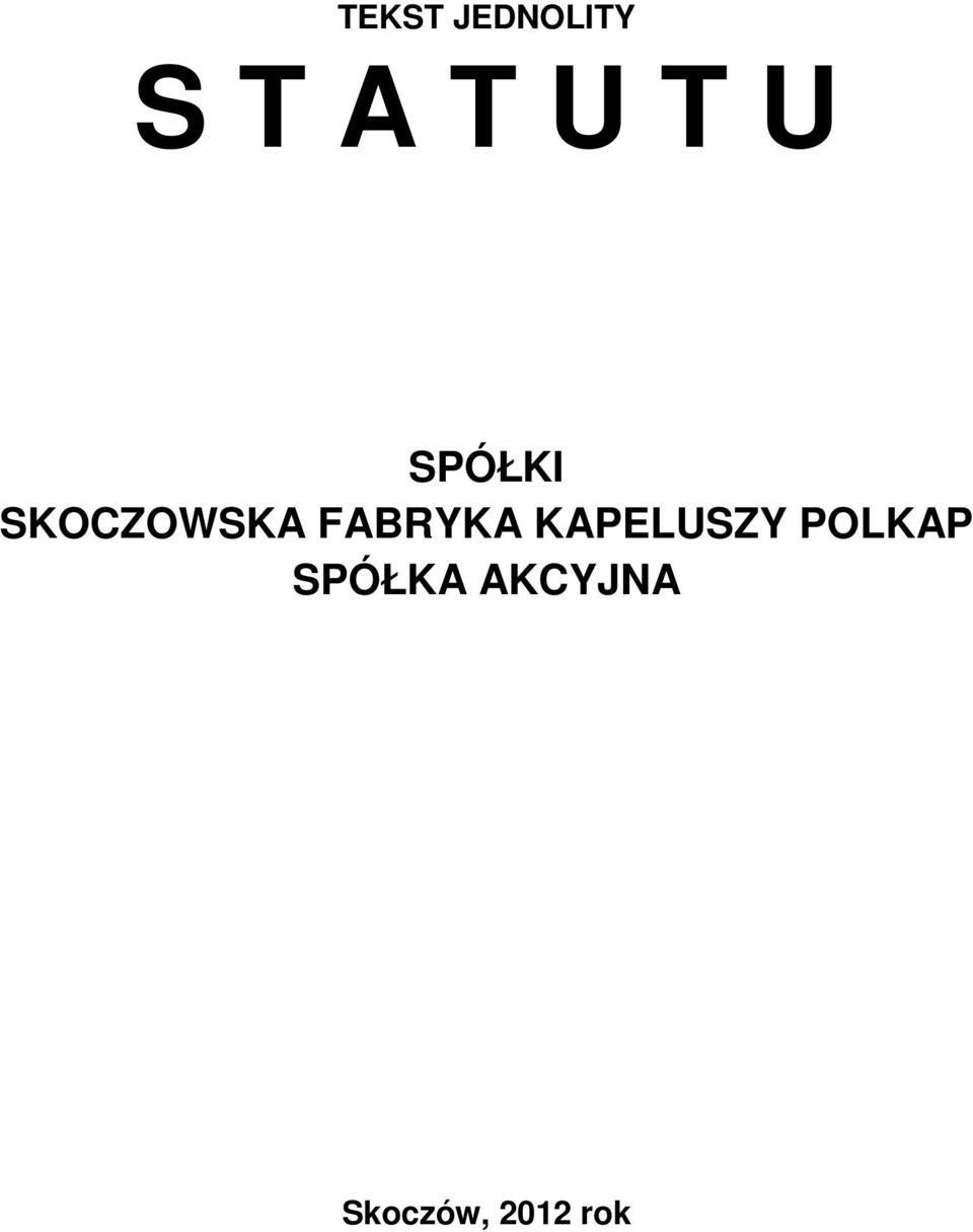FABRYKA KAPELUSZY POLKAP